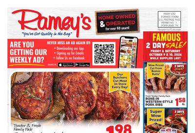 Ramey's (13561 St Stephens Ave, Chatom, AL) Weekly Ad October 7 - 13, 2026