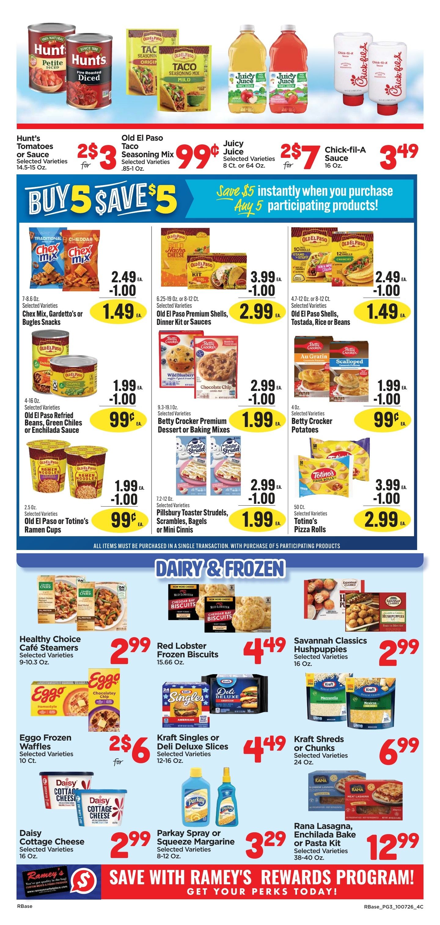 Ramey's (13561 St Stephens Ave, Chatom, AL) Weekly Ad October 7 - 13, 2026
