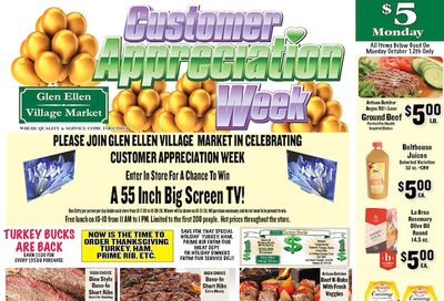 Glen Ellen Village Market Weekly Ad October 7 - 13, 2026