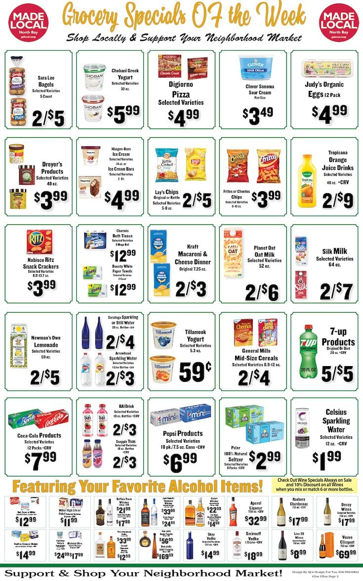 Glen Ellen Village Market Weekly Ad October 7 - 13, 2026