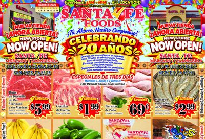 Santa Fe Foods Weekly Ad October 7 - 13, 2026