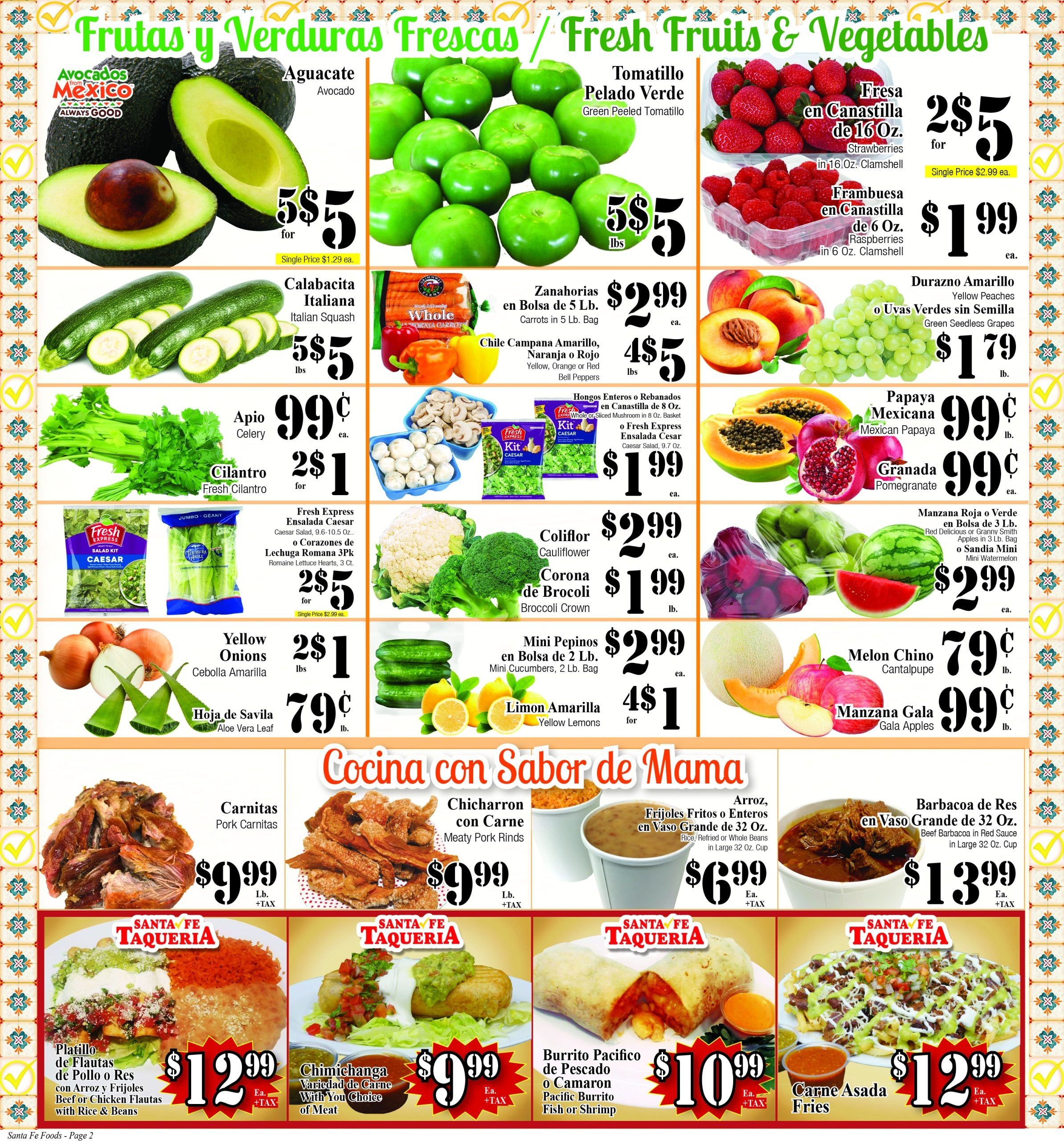 Santa Fe Foods Weekly Ad October 7 - 13, 2026