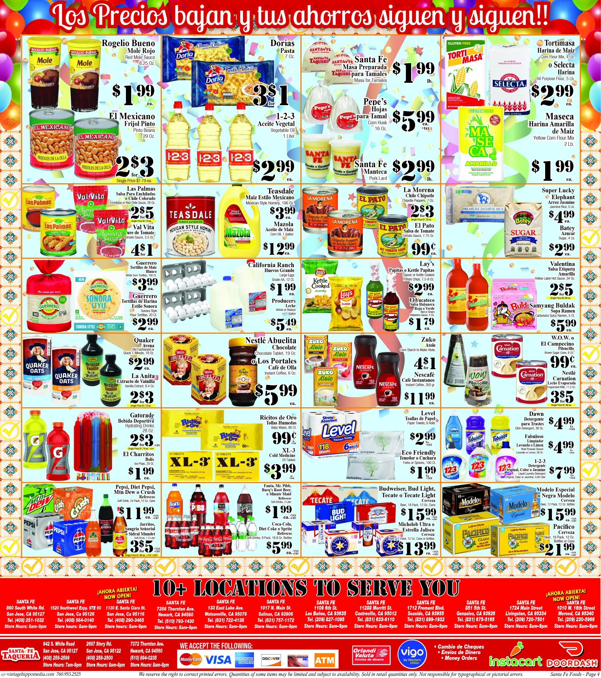 Santa Fe Foods Weekly Ad October 7 - 13, 2026
