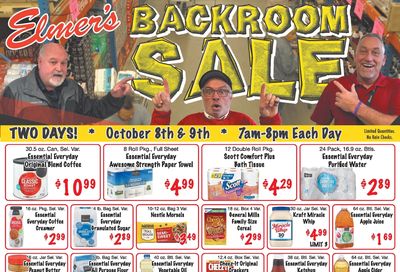 Elmer's County Market (412 N. Lincoln Rd., Escanaba, MI) Newspaper Weekly Ad October 7 - 9, 2026