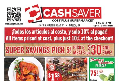Cash Saver Texas (Odessa Area, TX) Weekly Ad October 7 - 13, 2026