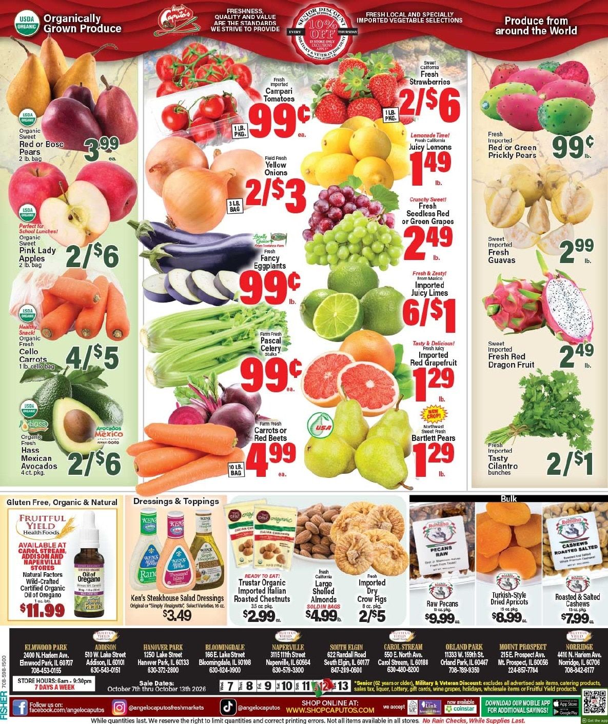 Angelo Caputo's Fresh Market Sneak Peek Weekly Ad October 7 - 13, 2026