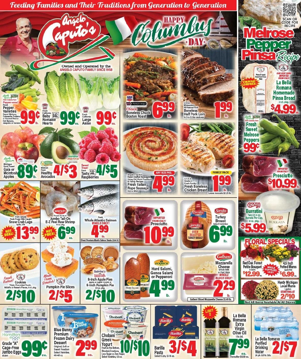 Angelo Caputo's Fresh Market (Addison and other locations, IL) Weekly Ad October 7 - 13, 2026