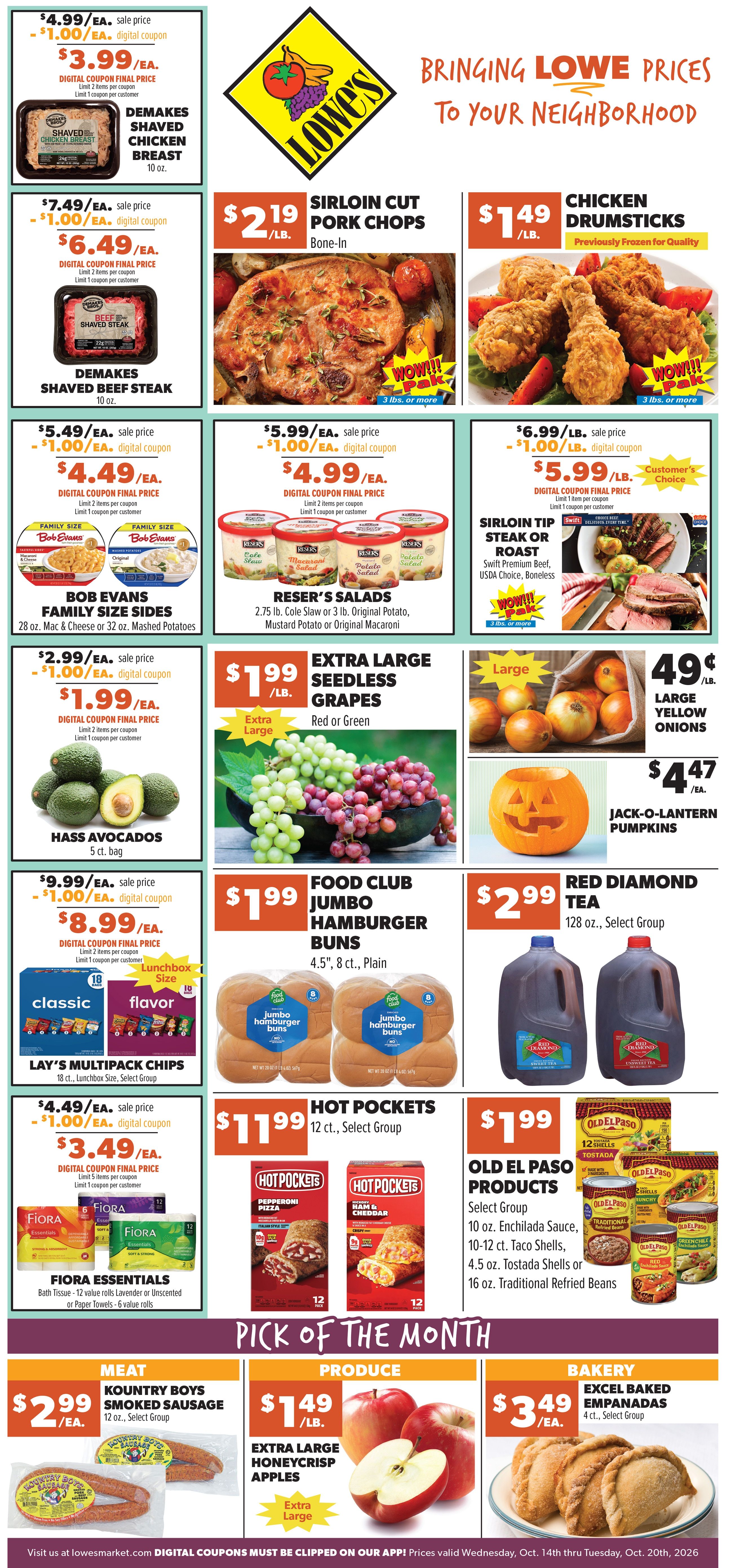 Lowe's Market (New Mexico) Weekly Ad October 14 - 20, 2026