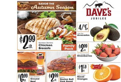 Dave's Jubilee Weekly Ad October 7 - 13, 2026
