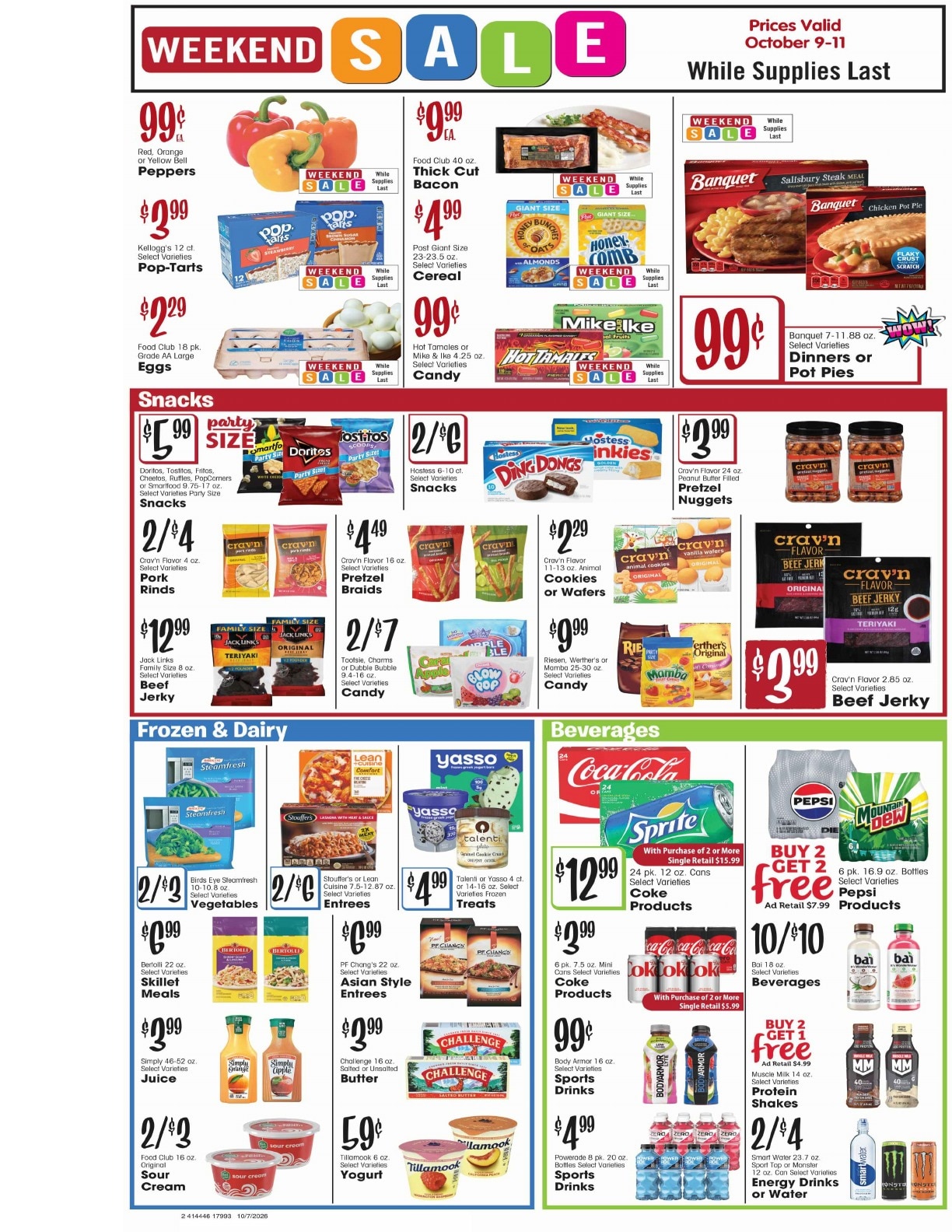 Dave's Jubilee Weekly Ad October 7 - 13, 2026