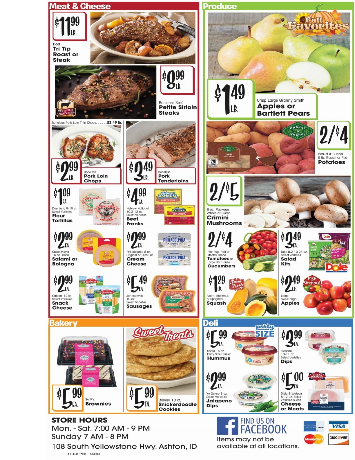 Dave's Jubilee Weekly Ad October 7 - 13, 2026