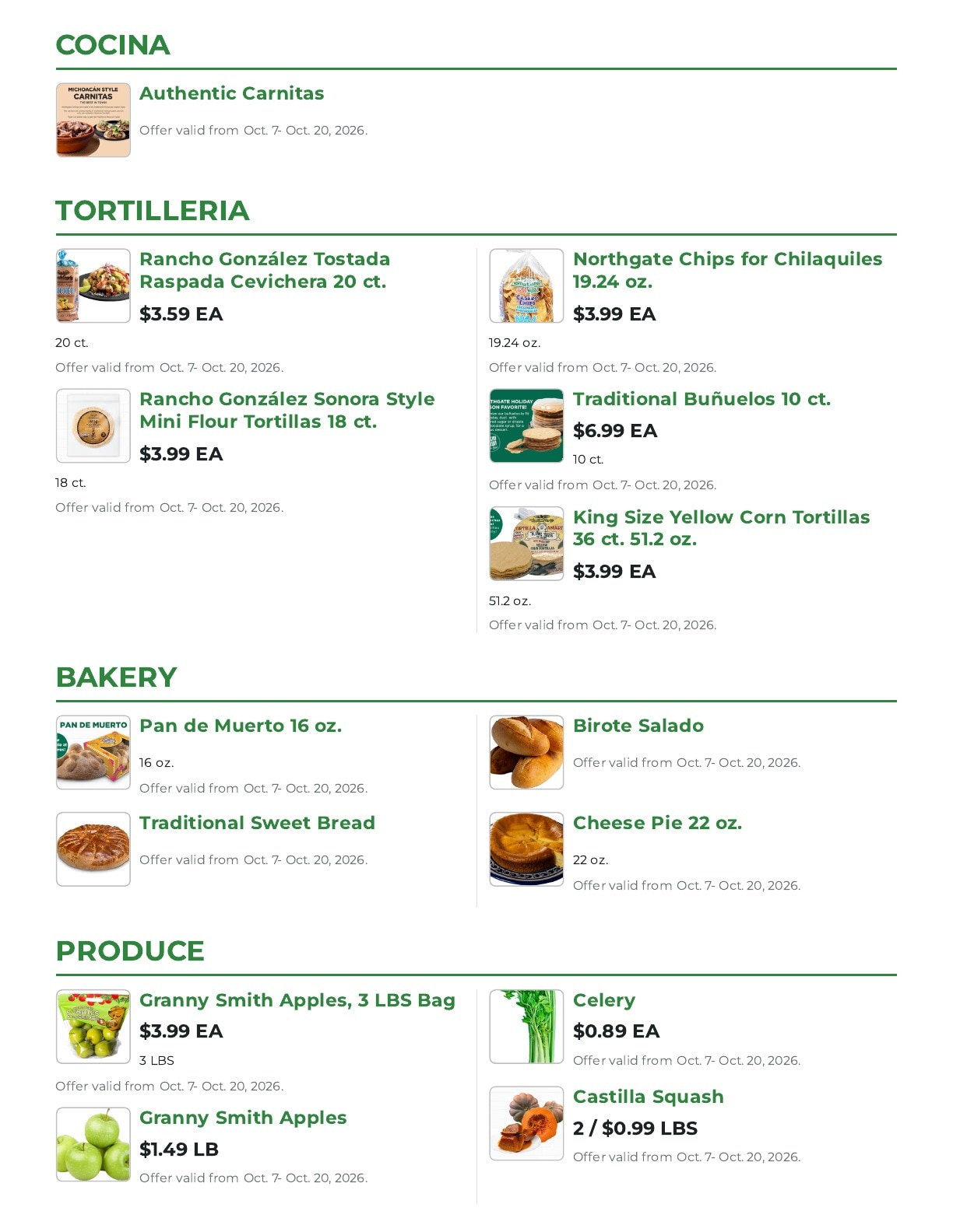 Northgate Market Weekly Ad October 7 - 20, 2026