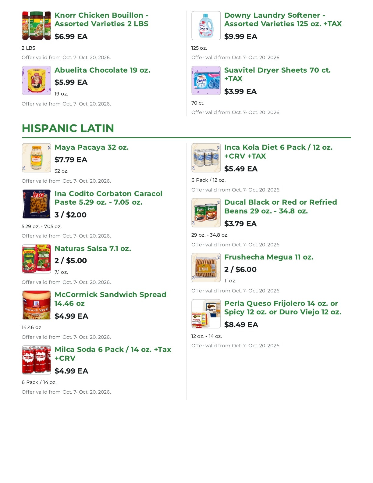 Northgate Market Weekly Ad October 7 - 20, 2026