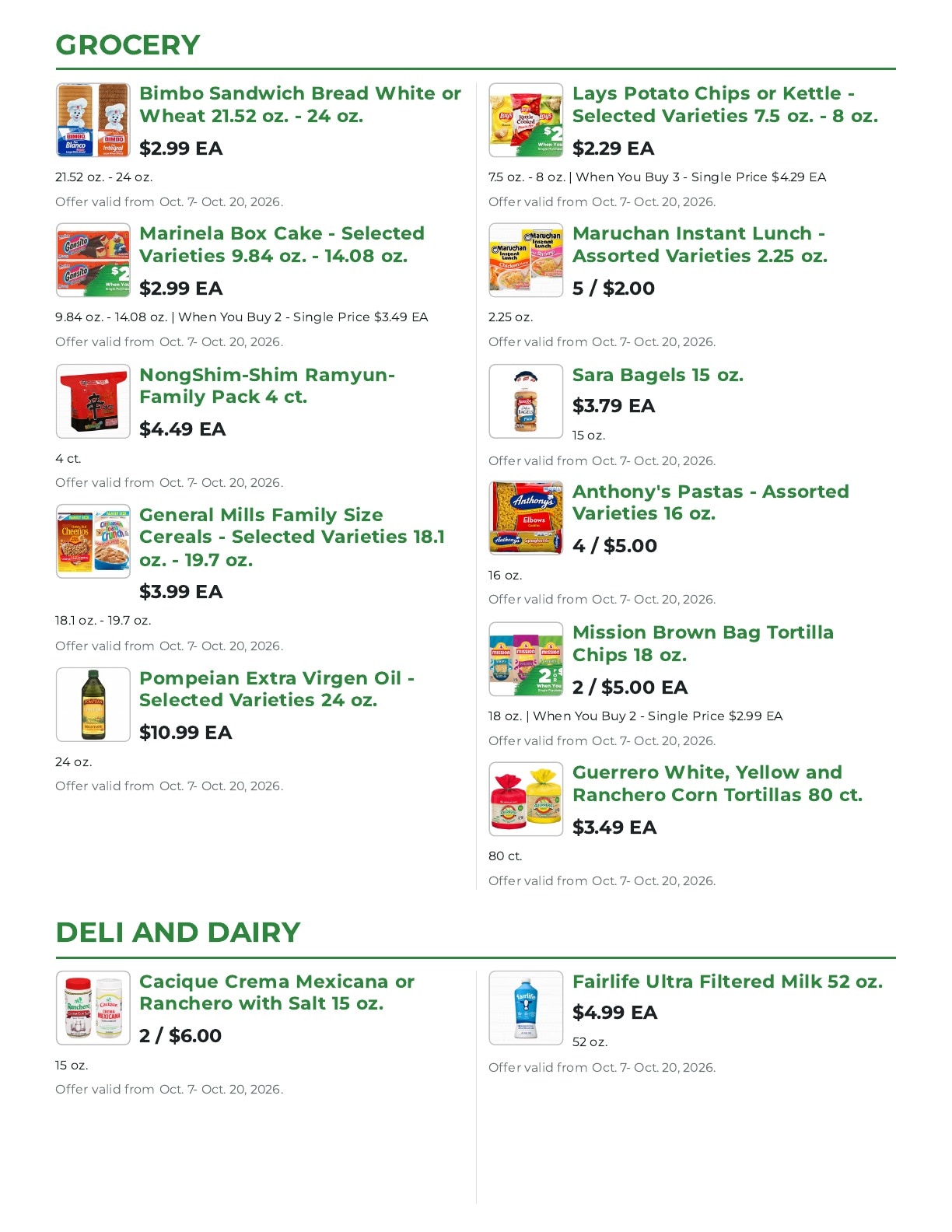 Northgate Market Weekly Ad October 7 - 20, 2026