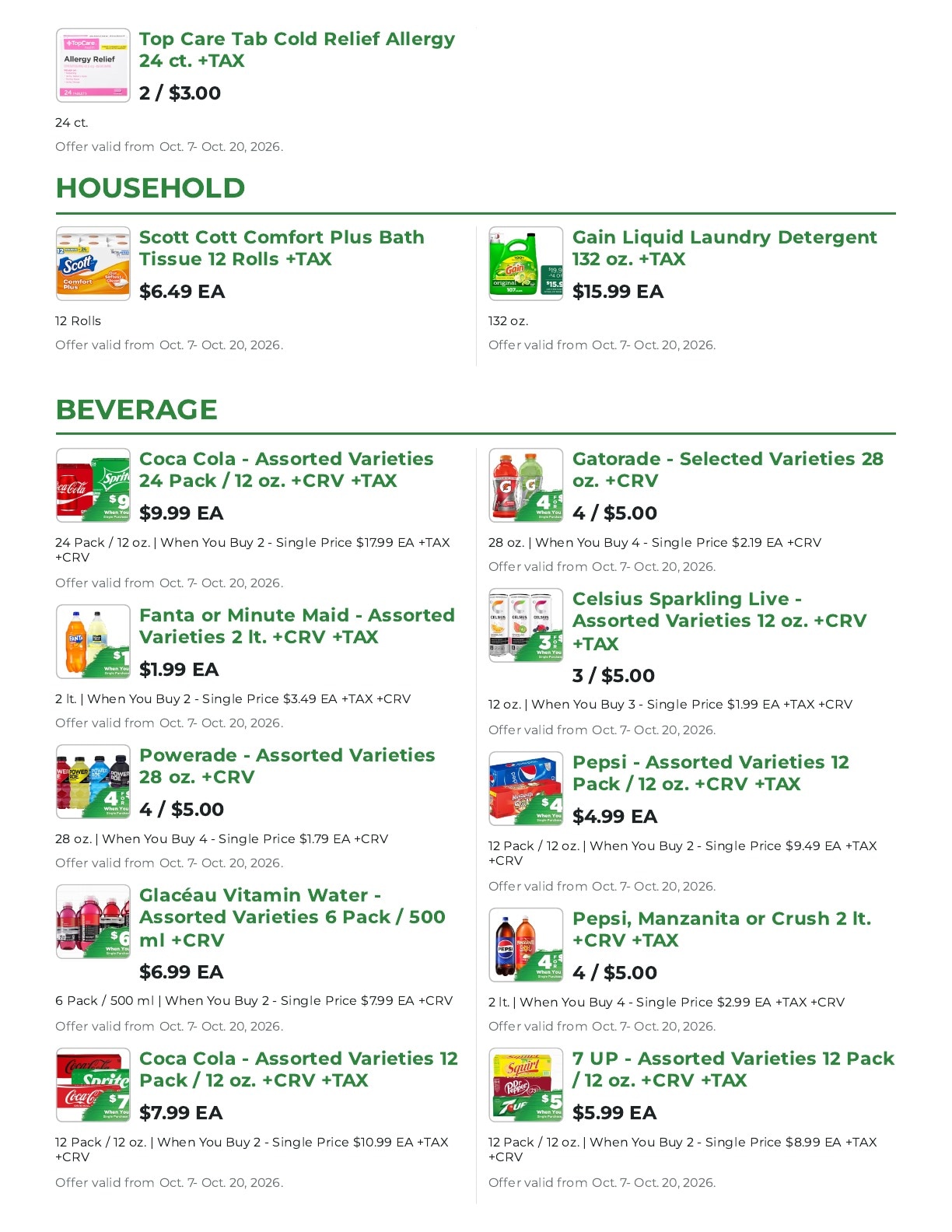 Northgate Market Weekly Ad October 7 - 20, 2026