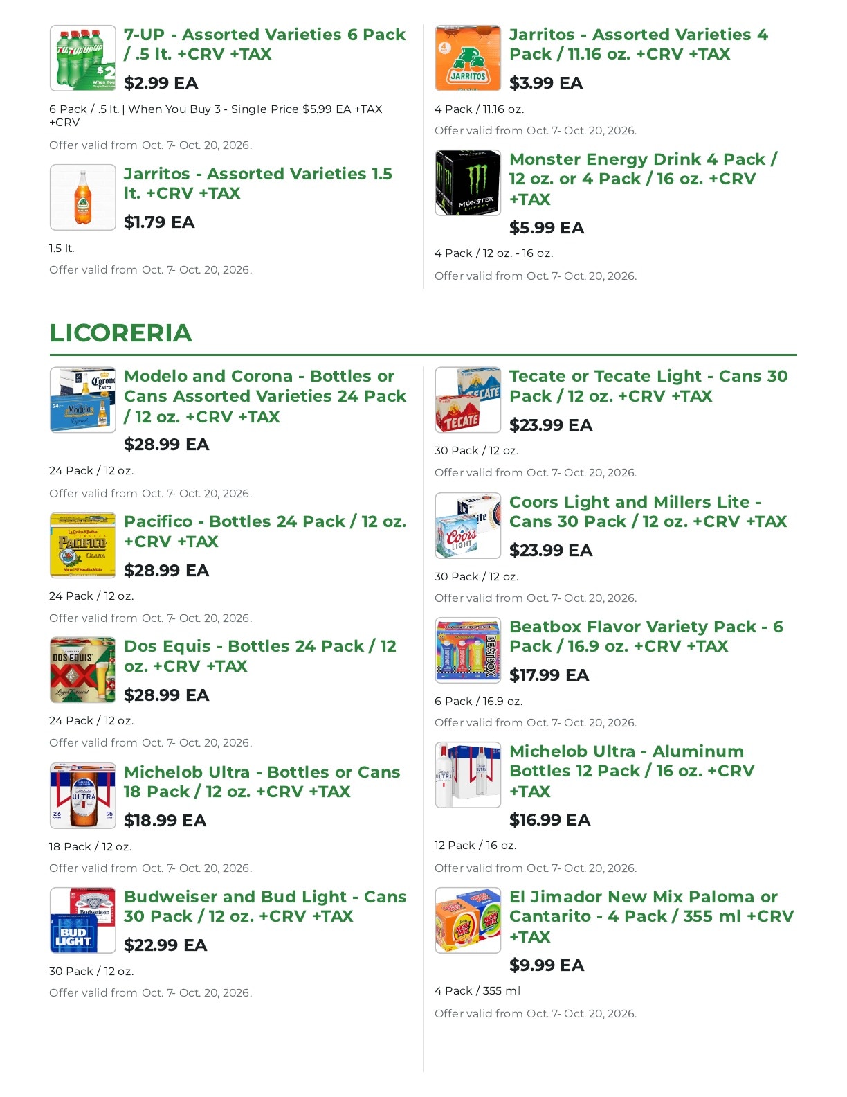 Northgate Market Weekly Ad October 7 - 20, 2026