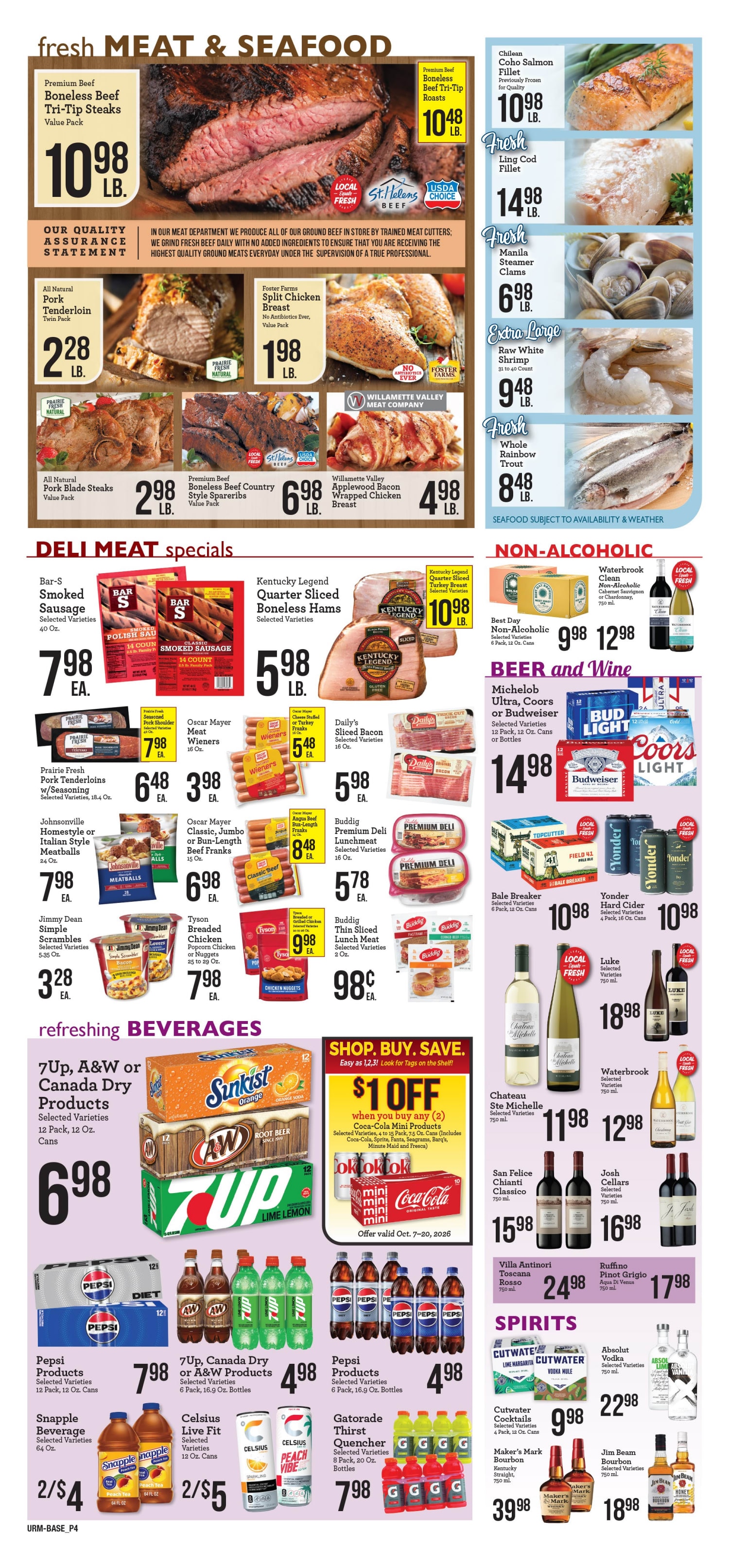 Ralph's and Poulsbo Red Apple Markets Weekly Ad October 7 - 13, 2026