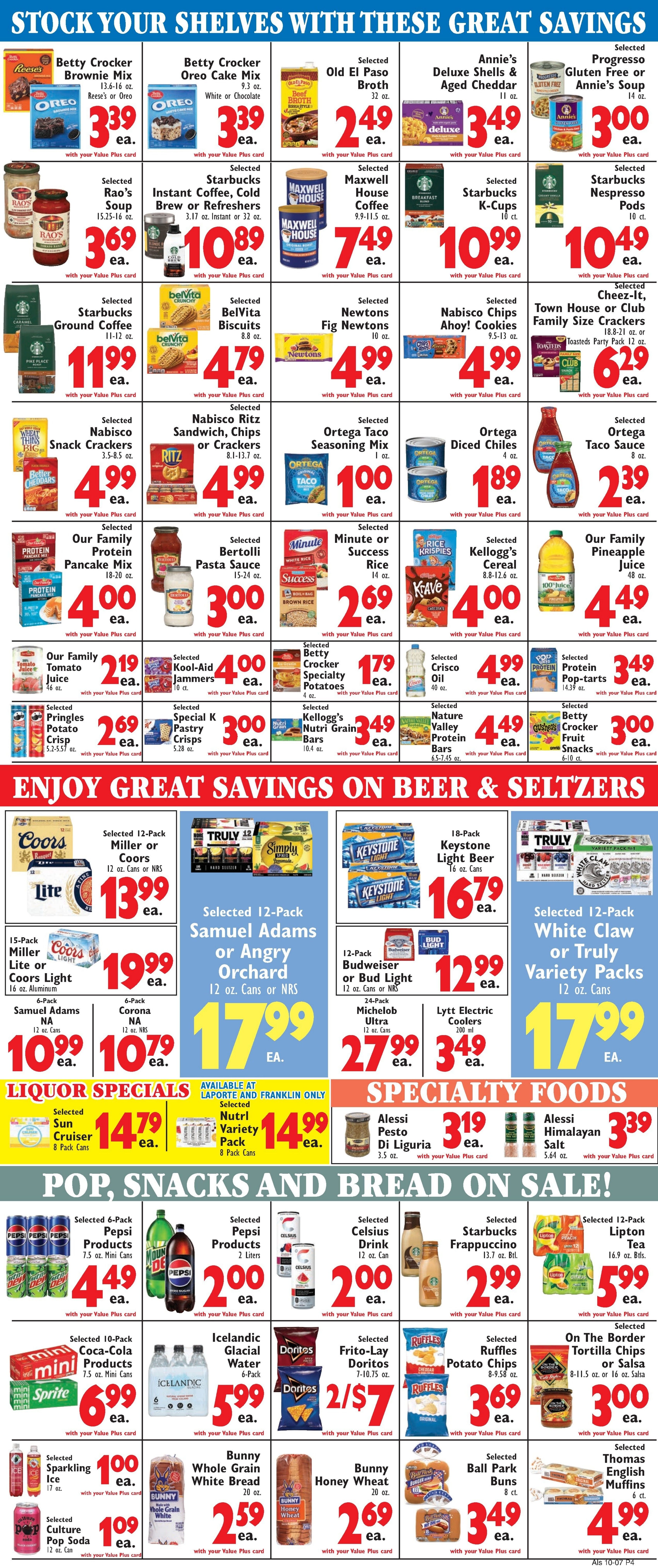 Al's Supermarket Weekly Ad October 7 - 13, 2026