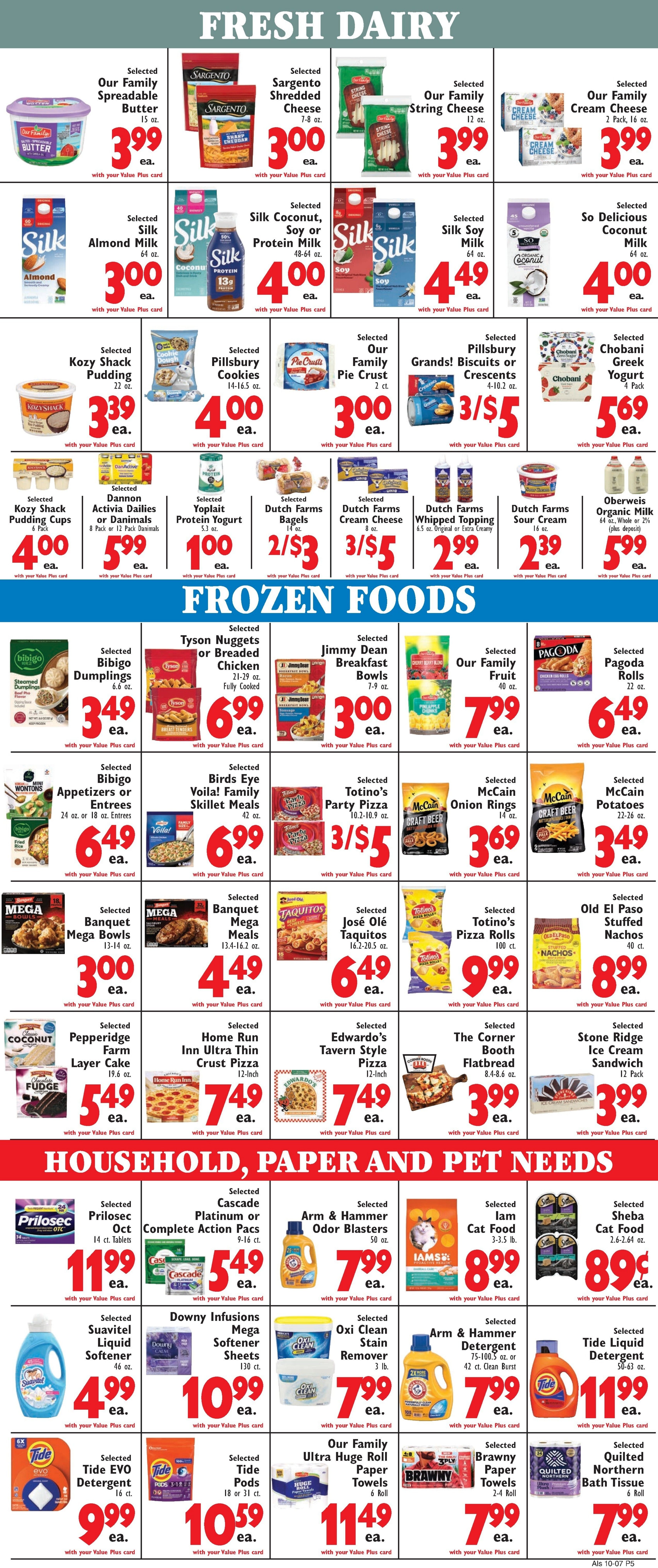 Al's Supermarket Weekly Ad October 7 - 13, 2026