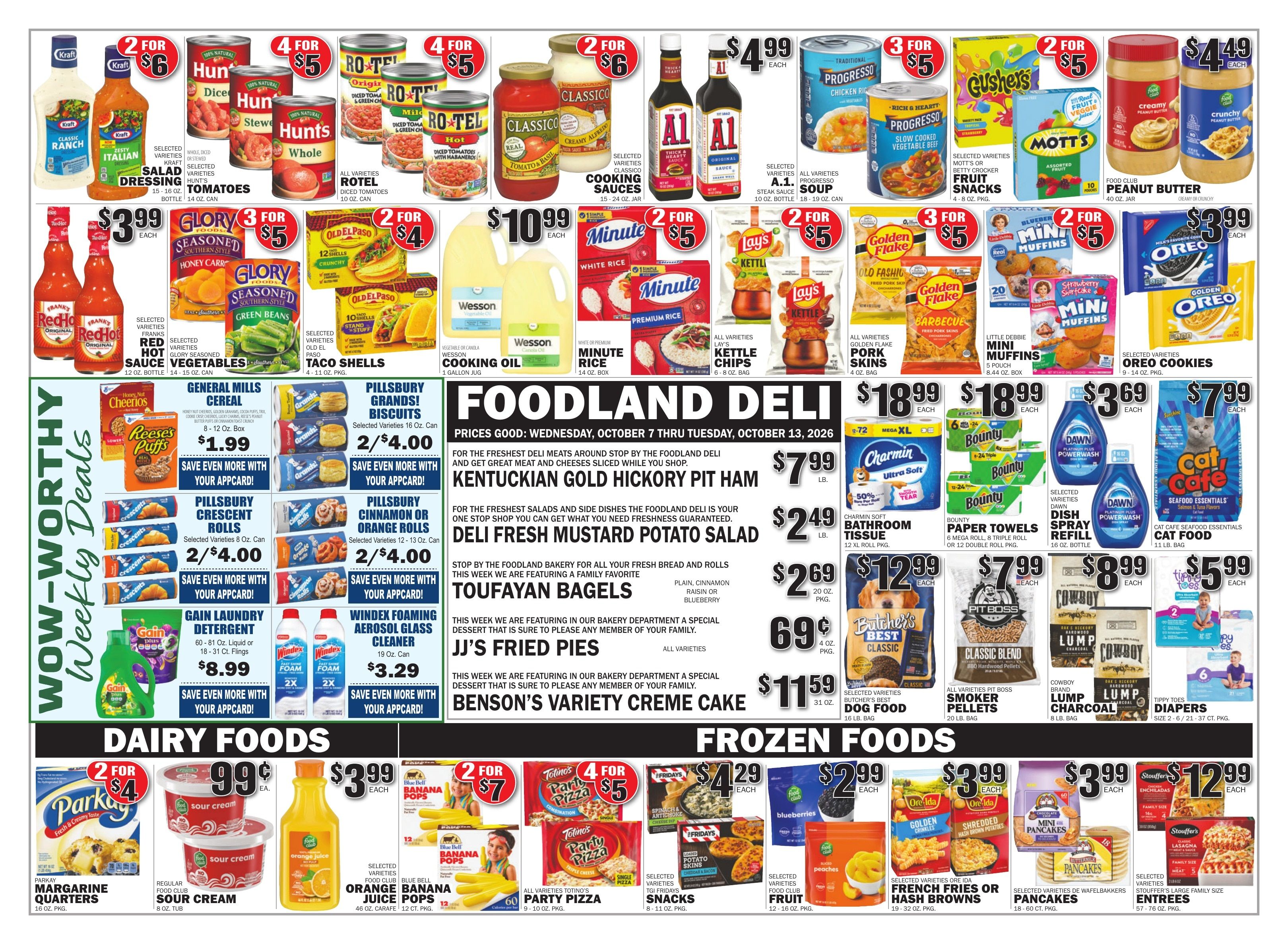 Gateway Foodland (Alabama) Weekly Ad October 7 - 13, 2026
