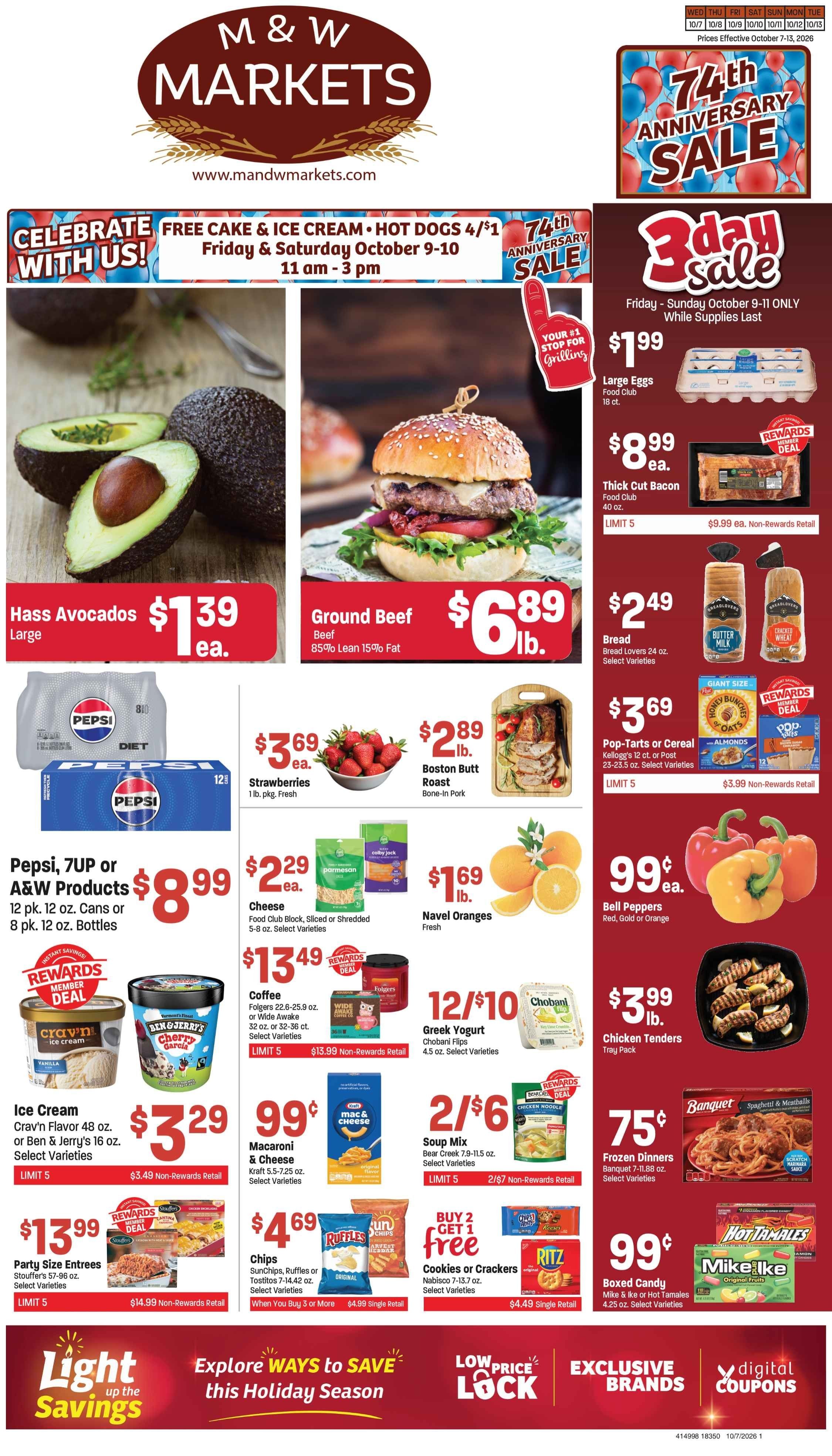 M&W Markets (Boise, ID) Weekly Ad October 7 - 13, 2026