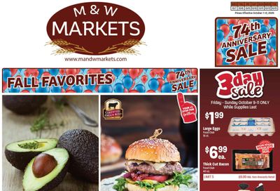 M&W Markets (Cascade, ID) Weekly Ad October 7 - 13, 2026