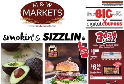 M&W Markets (Council, ID) Weekly Ad October 7 - 13, 2026