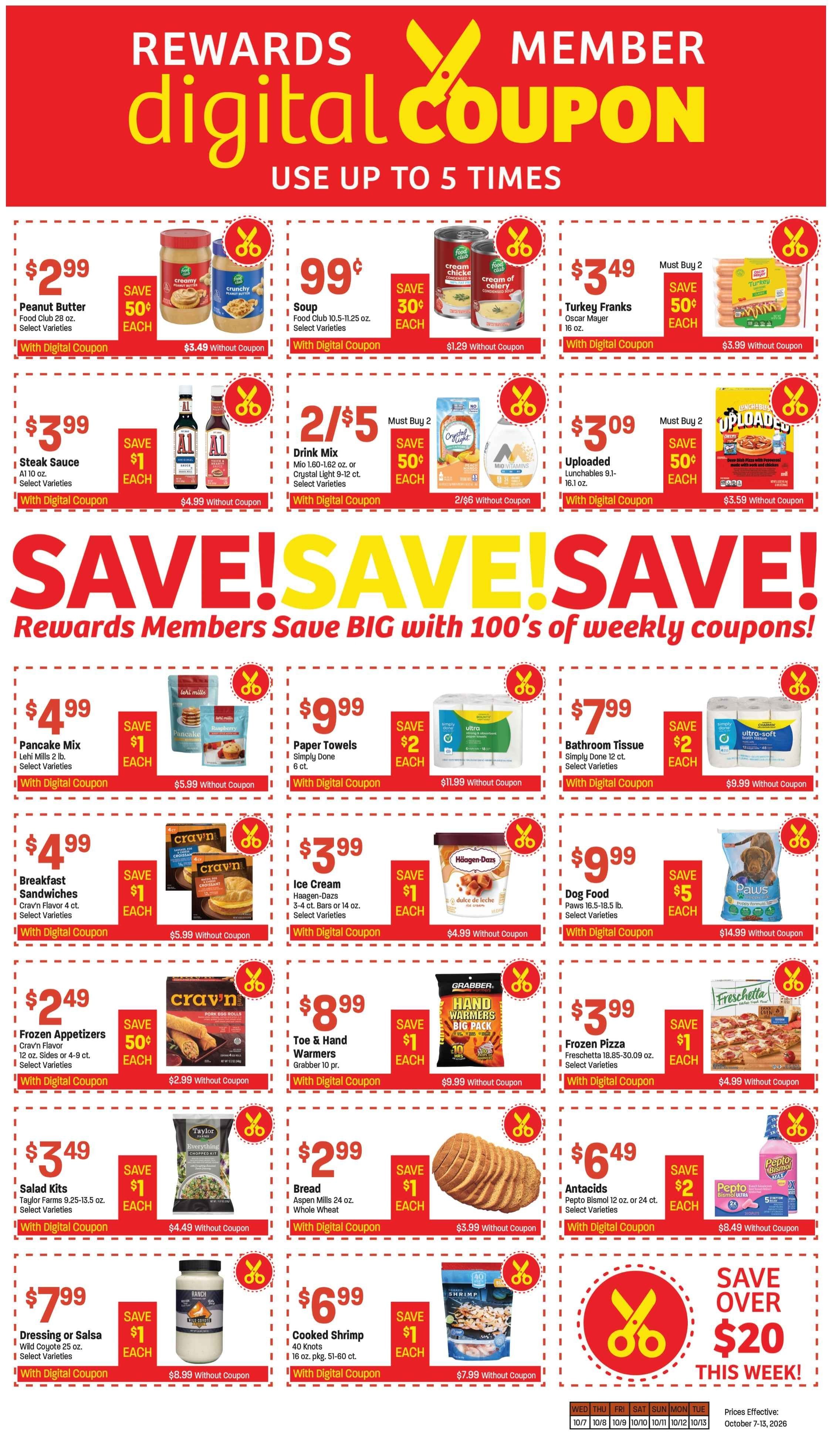 M&W Markets (Council, ID) Weekly Ad October 7 - 13, 2026