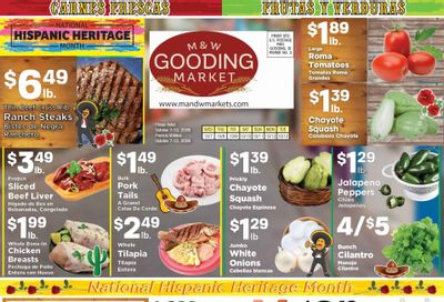 M&W Markets (Gooding, ID) Weekly Ad October 7 - 13, 2026