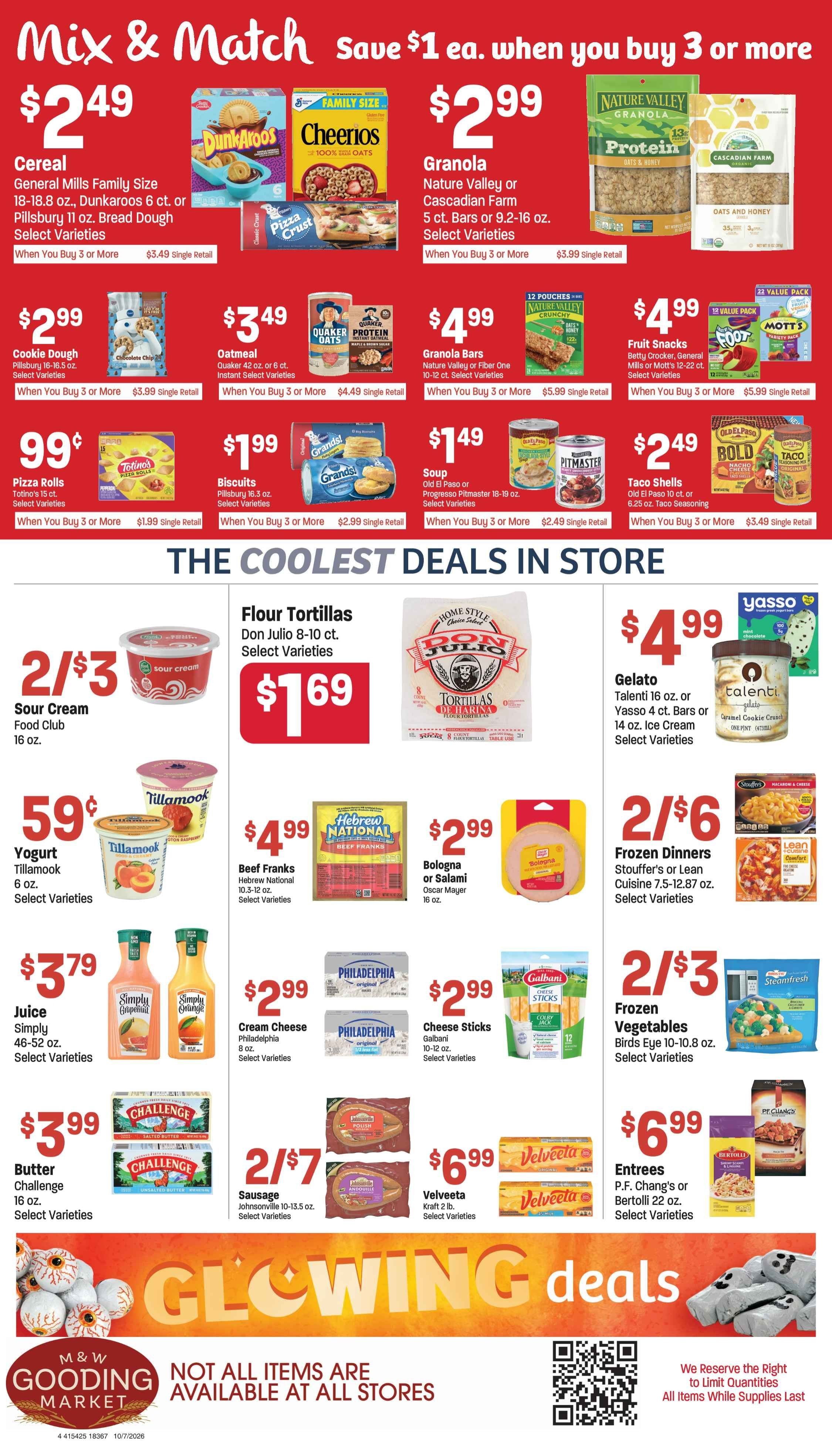 M&W Markets (Gooding, ID) Weekly Ad October 7 - 14, 2026