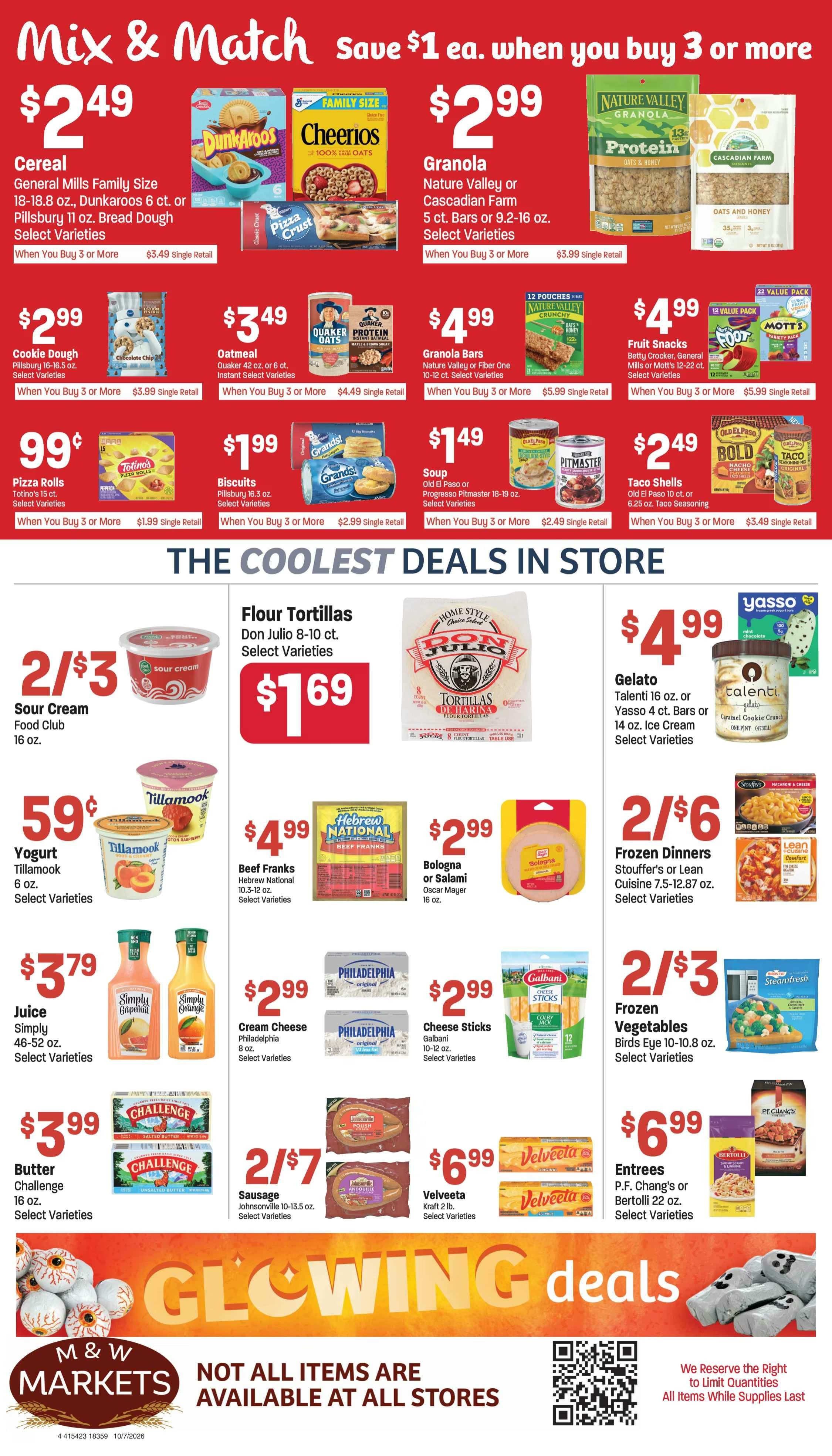 M&W Markets (Nyssa, OR) Weekly Ad October 7 - 13, 2026