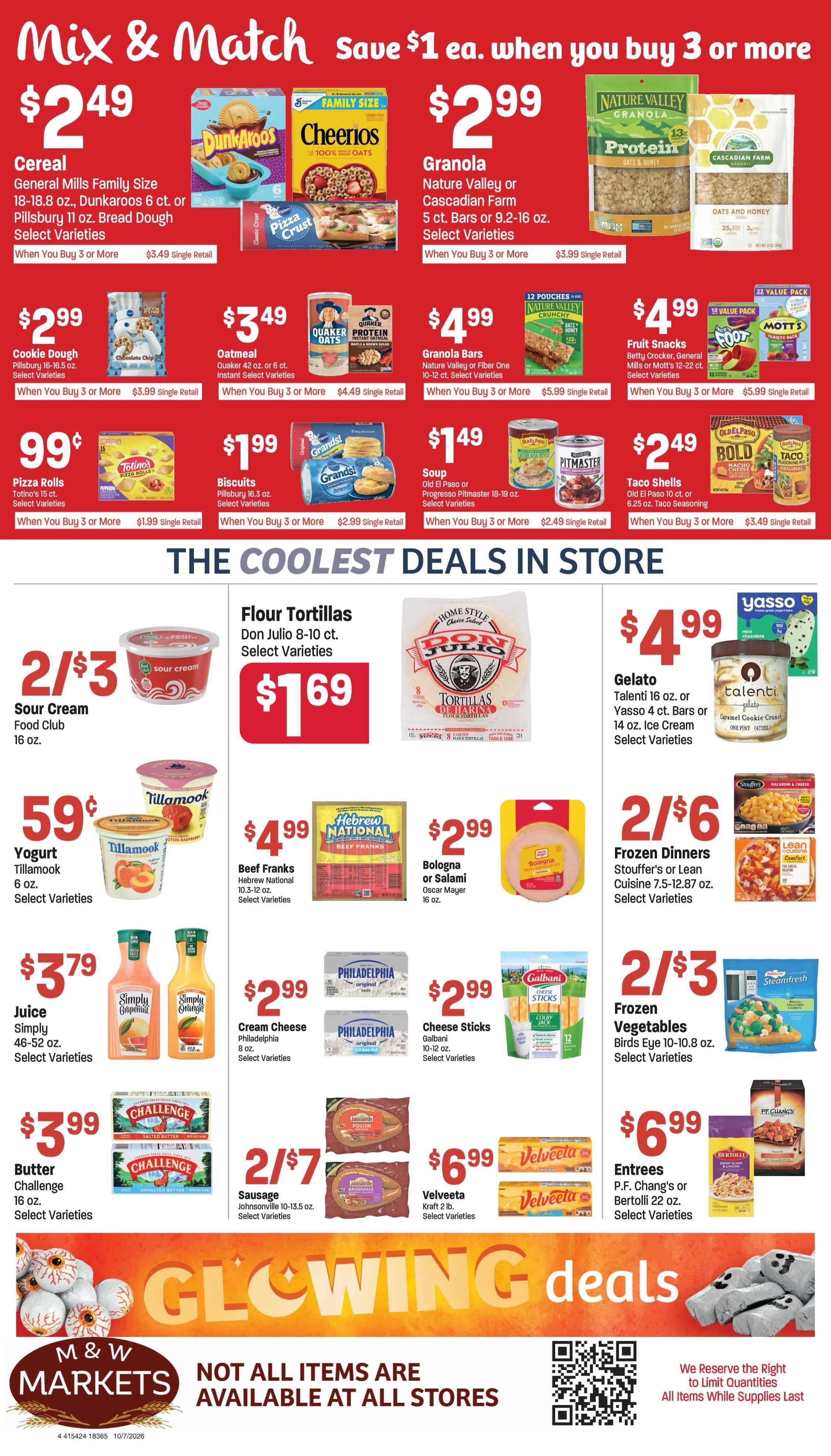 M&W Markets (Parma, ID) Weekly Ad October 7 - 14, 2026