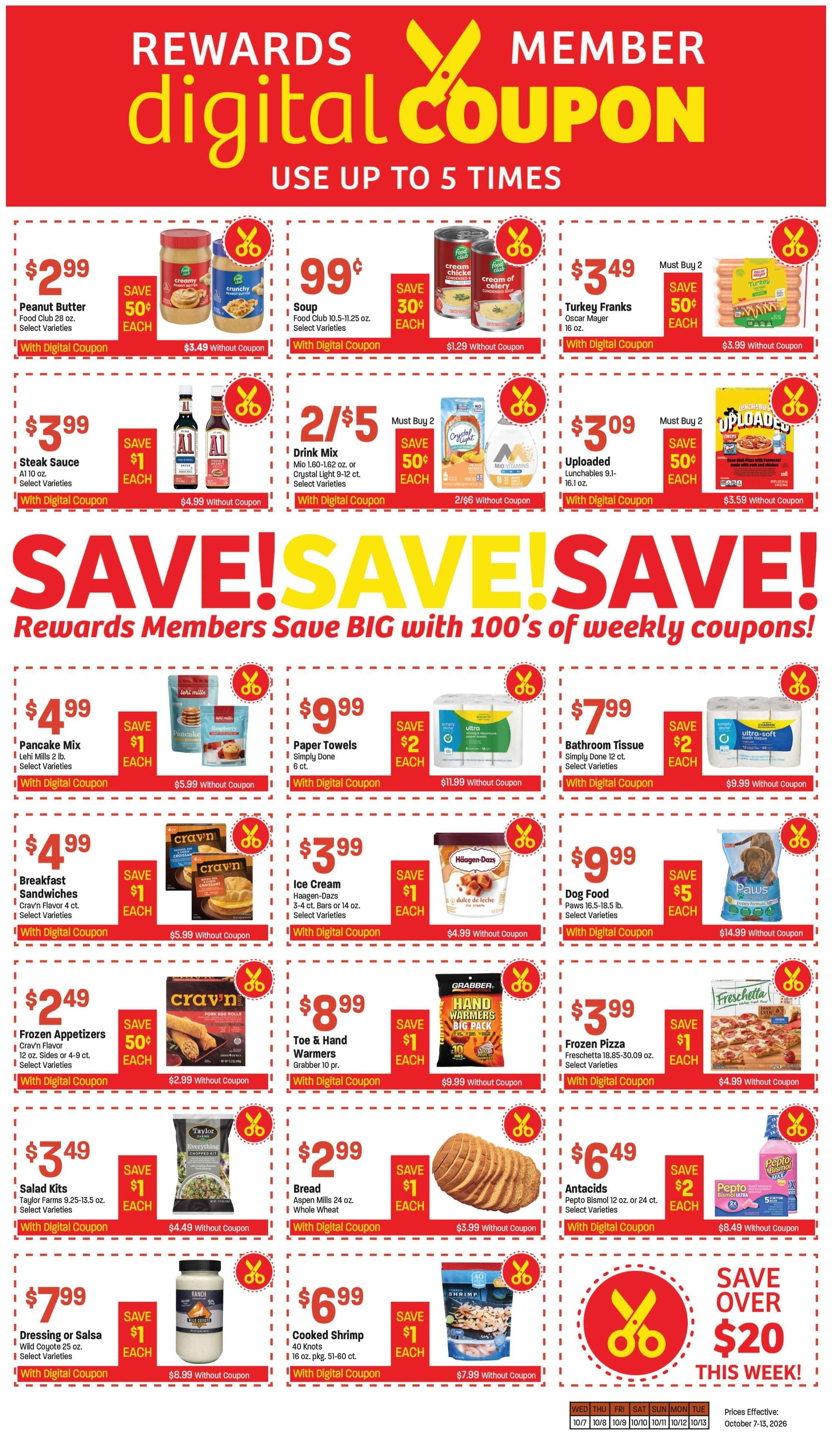 M&W Markets (Redmond, OR) Weekly Ad October 6 - 13, 2026