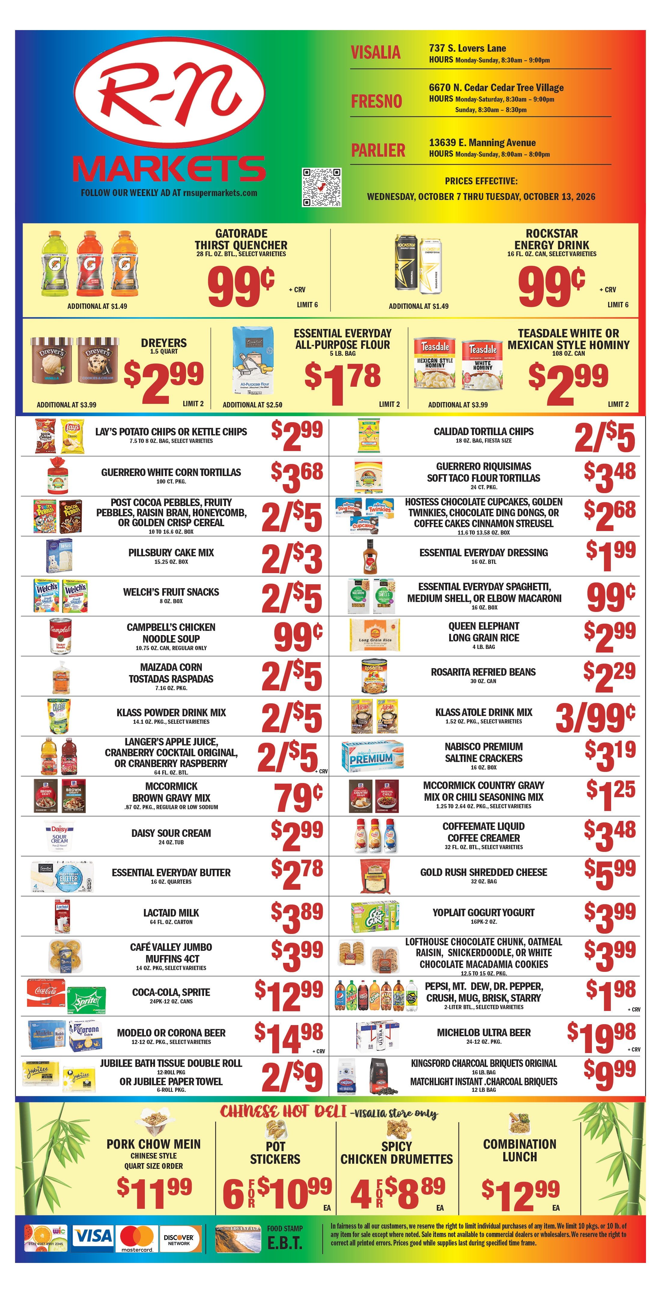 R-N Market Weekly Ad October 7 - 13, 2026
