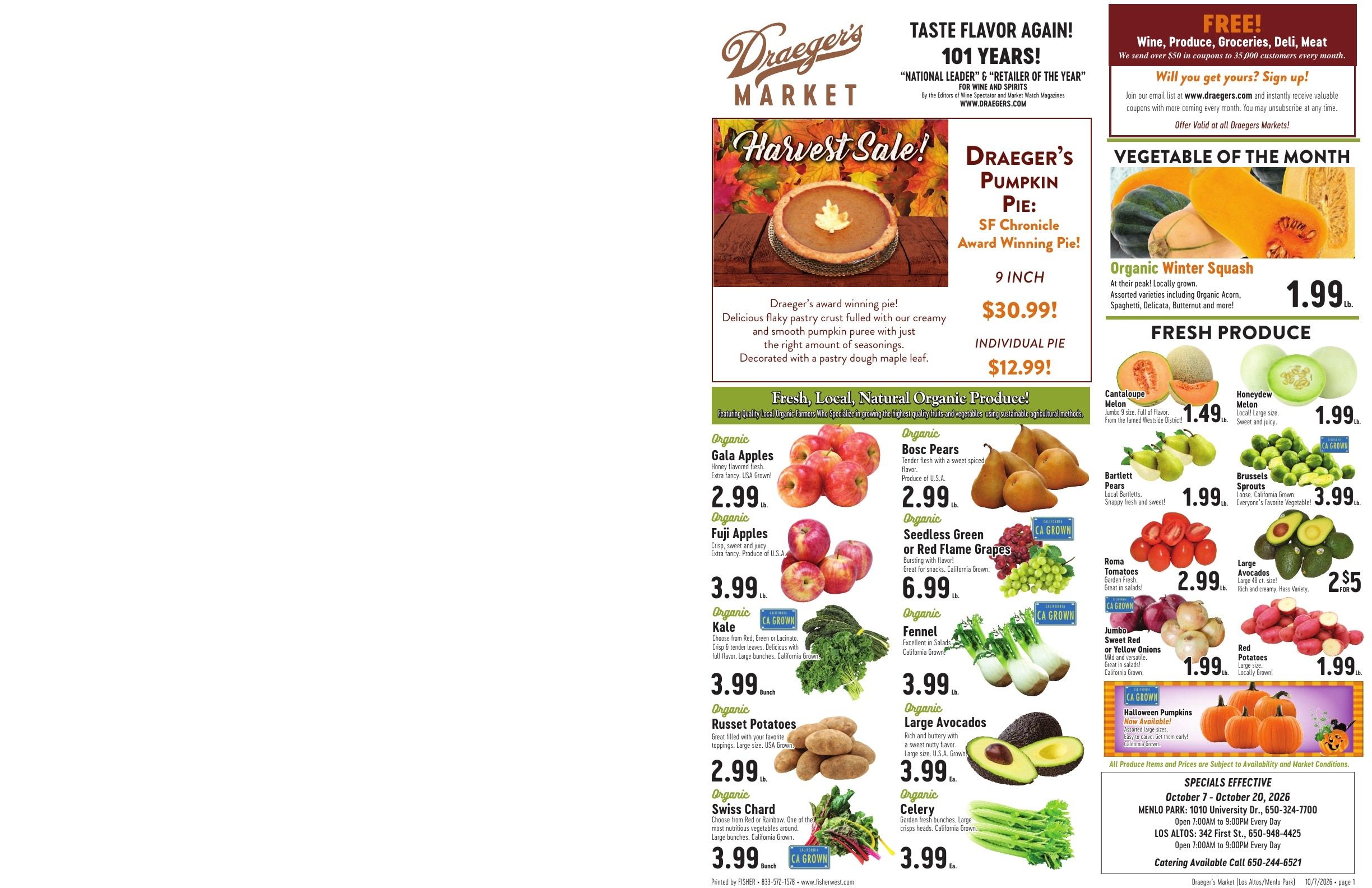 Draeger's Market Weekly Ad October 7 - 20, 2026