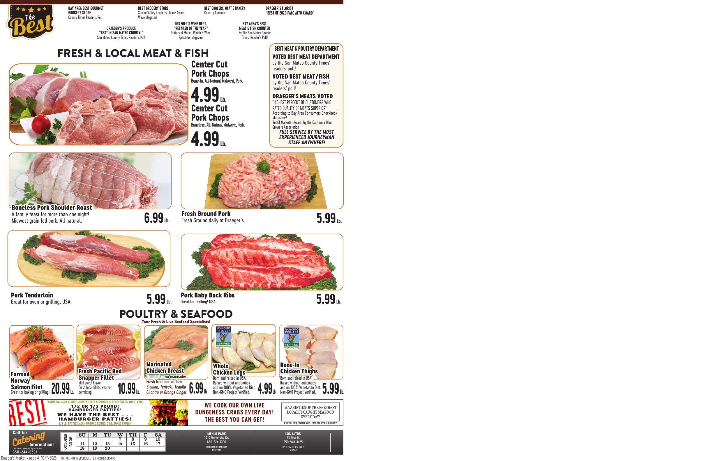 Draeger's Market Weekly Ad October 7 - 20, 2026