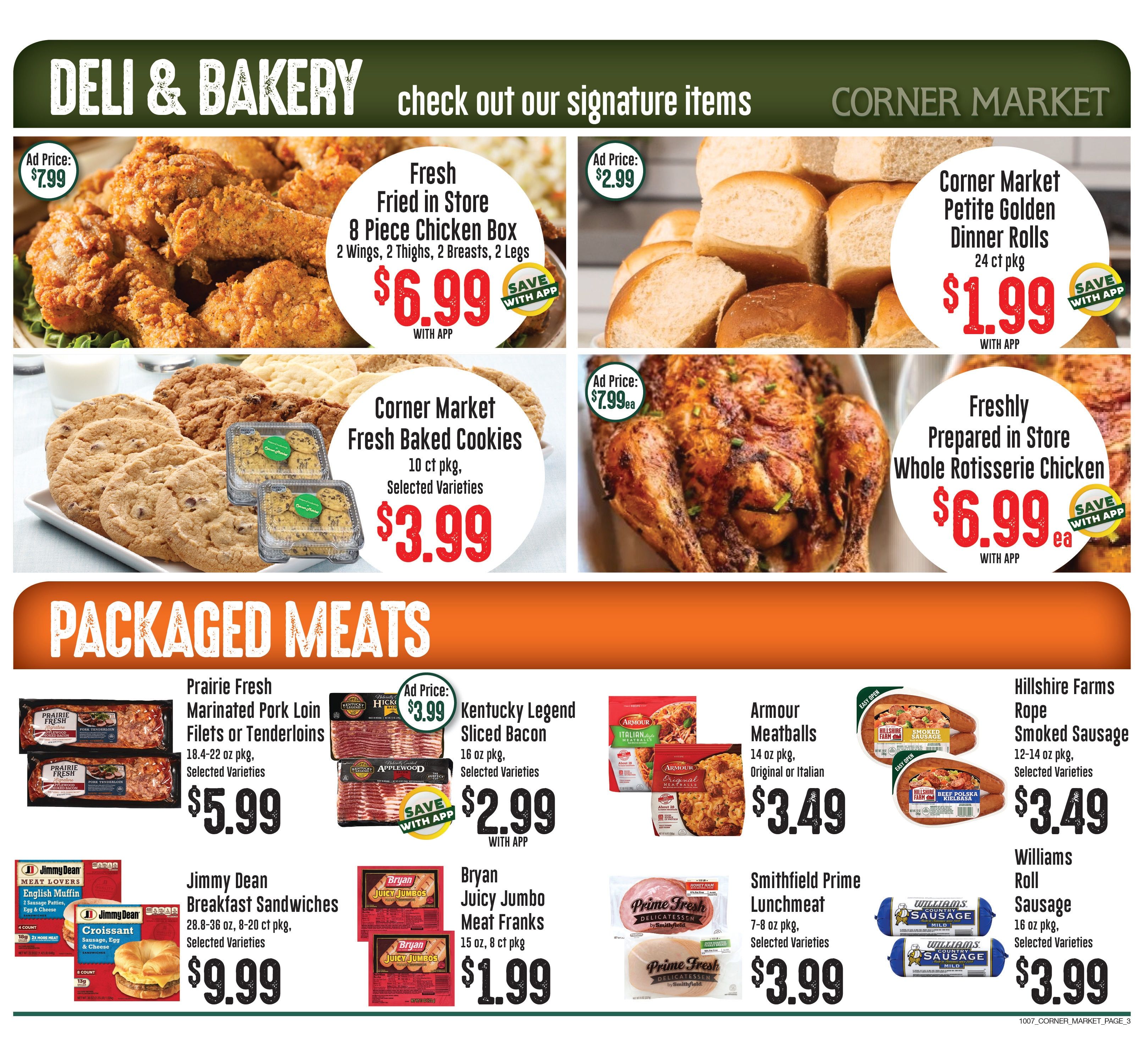 Corner Market MS (Alabama) Weekly Ad October 7 - 13, 2026