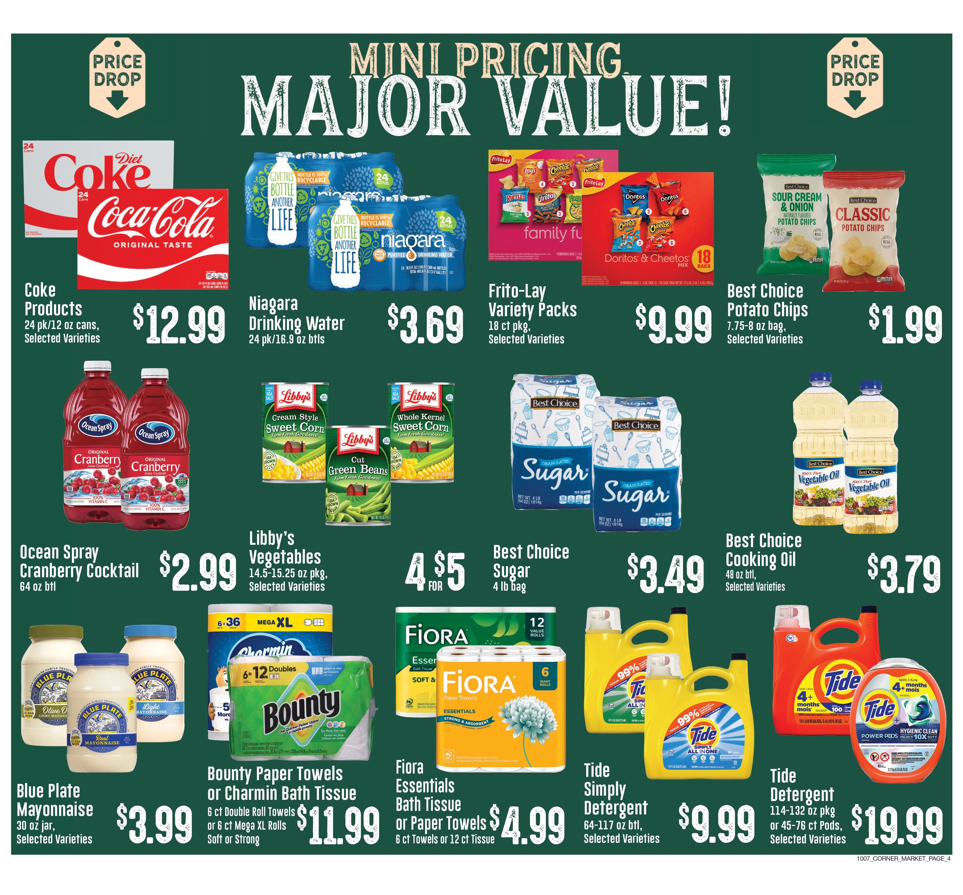 Corner Market MS (Alabama) Weekly Ad October 7 - 13, 2026