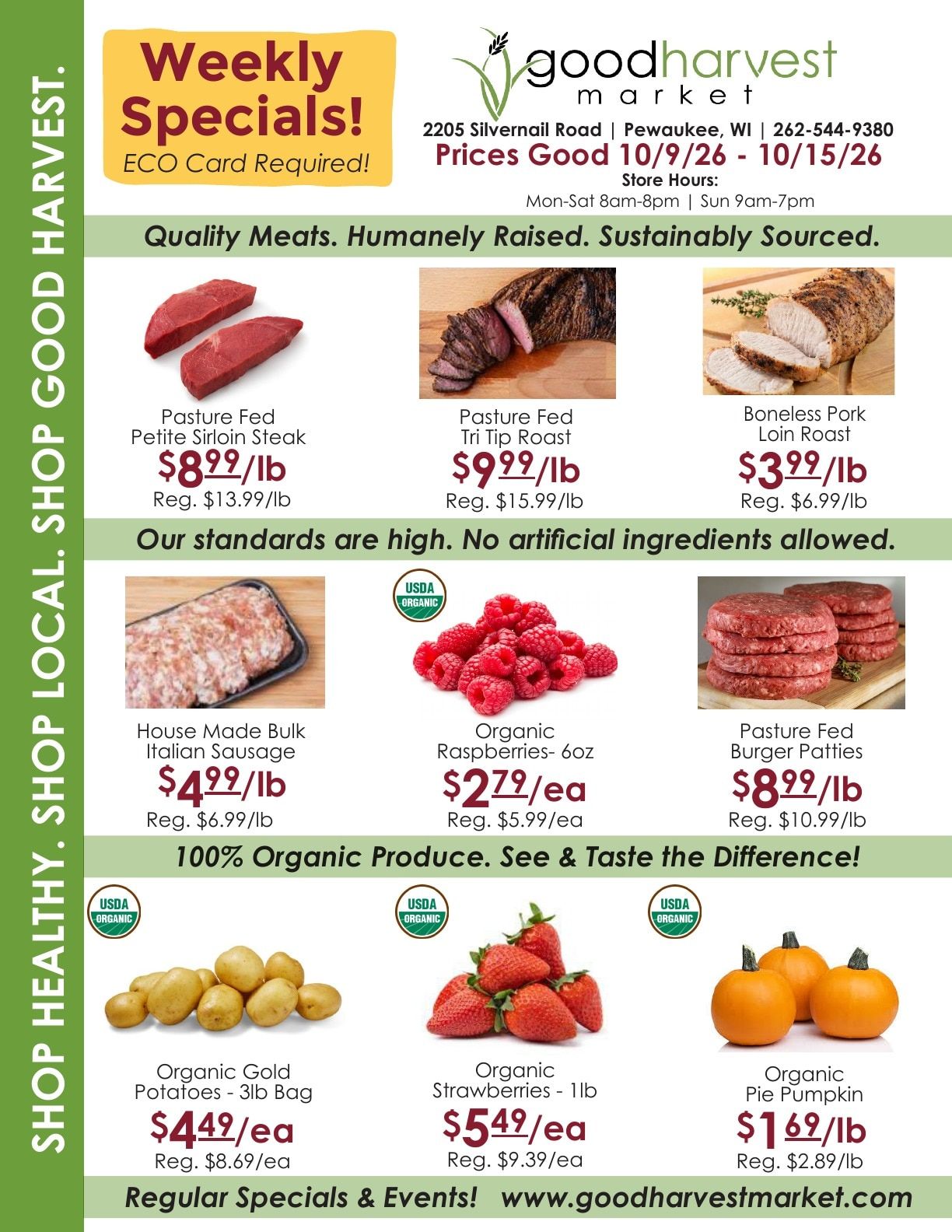 Good Harvest Market Weekly Ad October 9 - 15, 2026