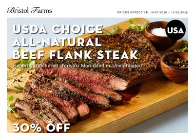 Bristol Farms Weekly Ad October 7 - 20, 2026