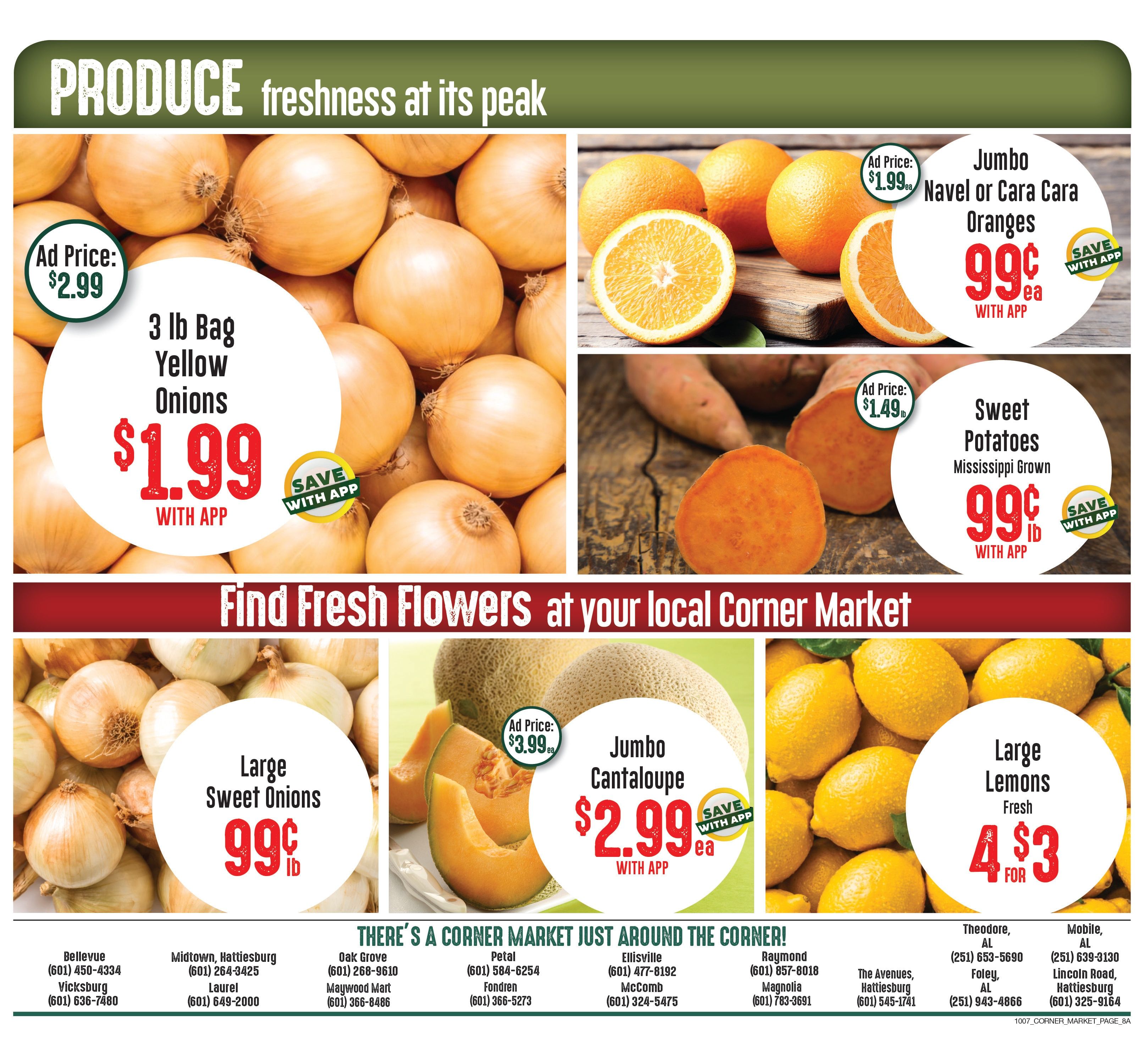 Corner Market MS (Mississippi) Weekly Ad October 7 - 13, 2026