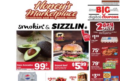 Honey's Marketplace Weekly Ad October 7 - 13, 2026