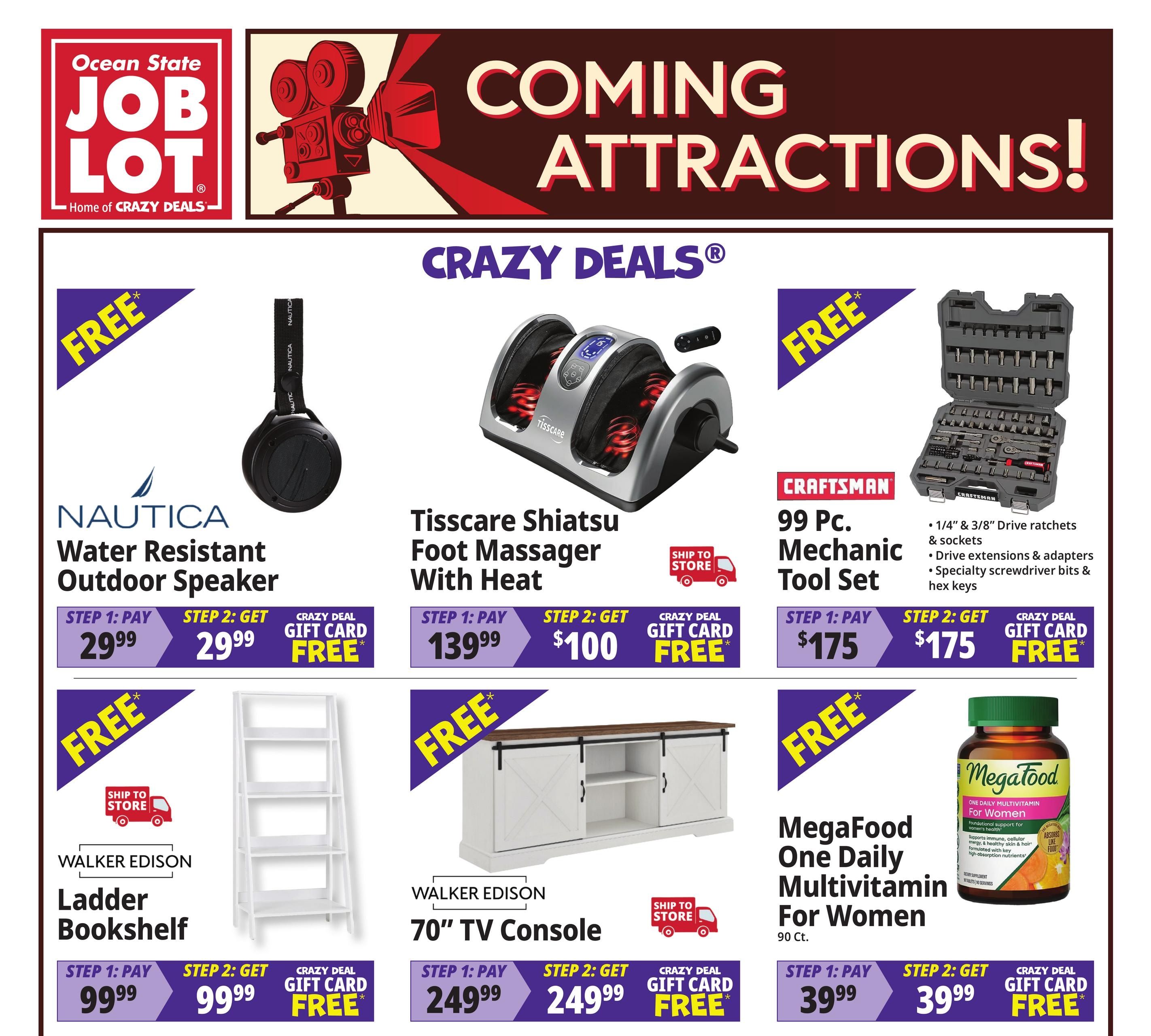 Ocean State Job Lot Coming Attractions Weekly Ad October 8 - 14, 2026