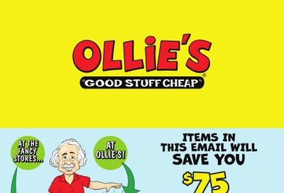 Ollie's Bargain Outlet (Burlington Area, IA) Weekly Ad October 8 - 15, 2026
