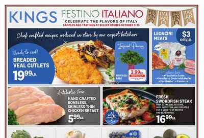 Kings Food Markets (Darien Area, CT) Weekly Ad October 9 - 15, 2026