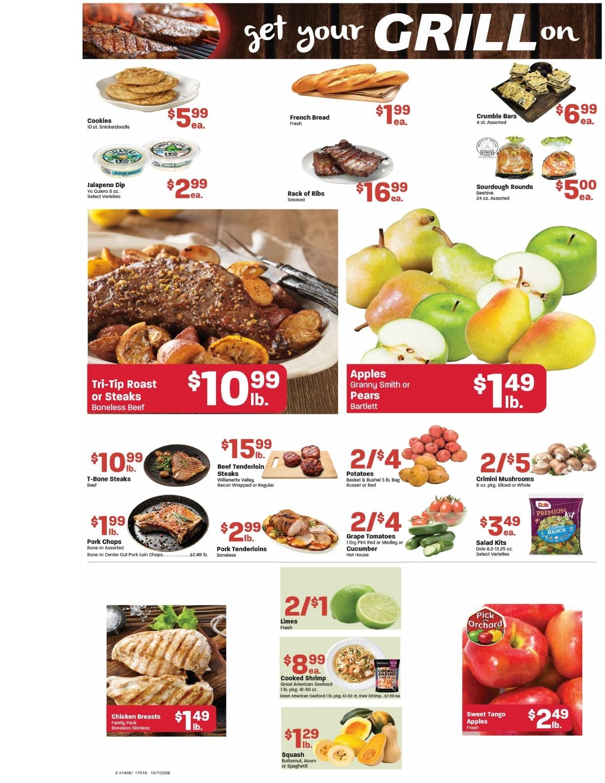 Lallatin Food Town Weekly Ad October 8 - 14, 2026