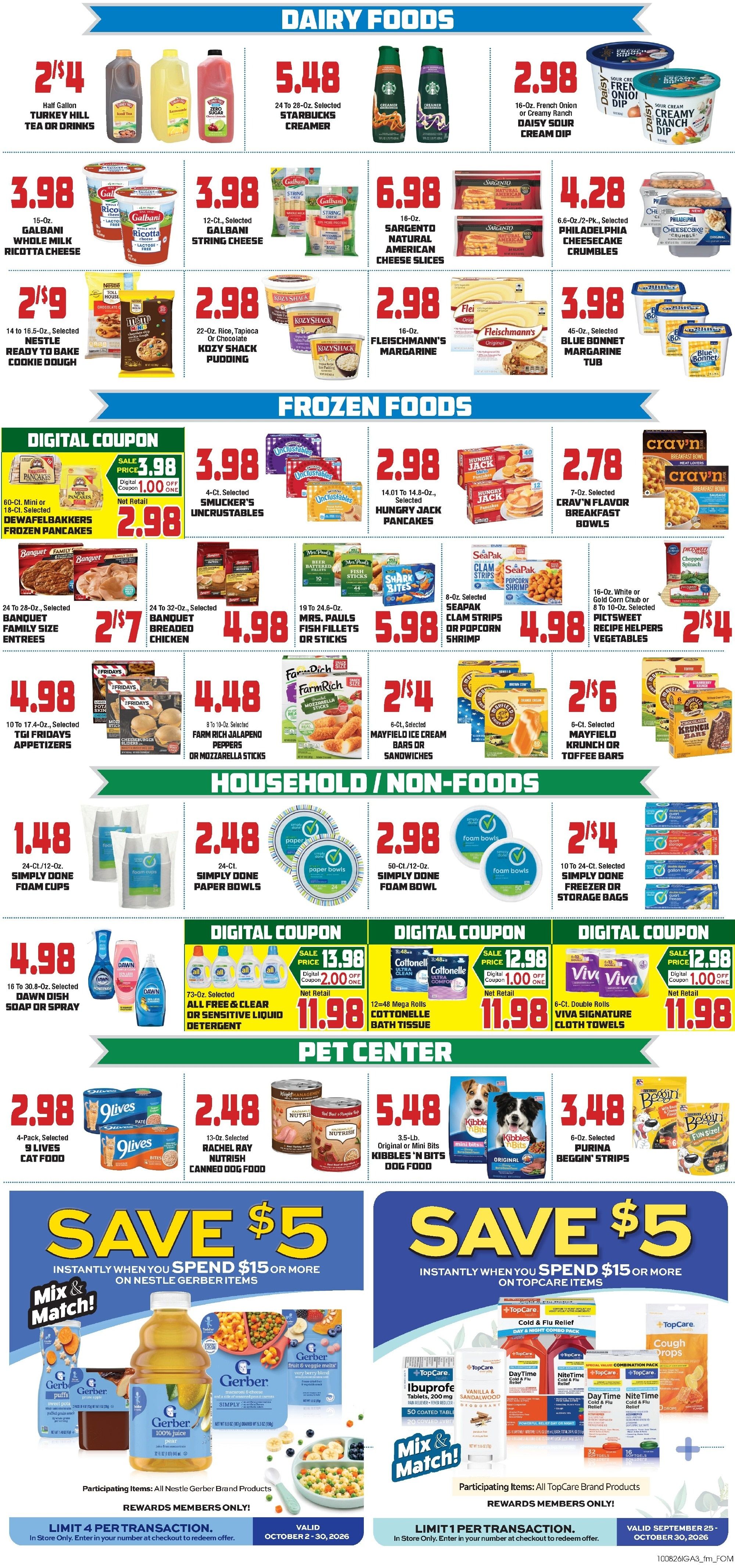 John Herr's Village Market Weekly Ad October 8 - 14, 2026