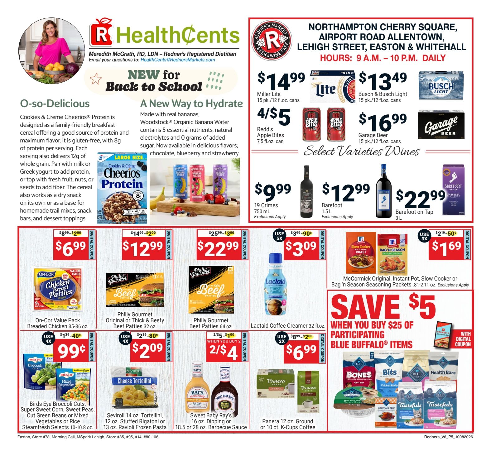 Redner's Markets (Allentown and other locations, PA) Weekly Ad October 8 - 14, 2026