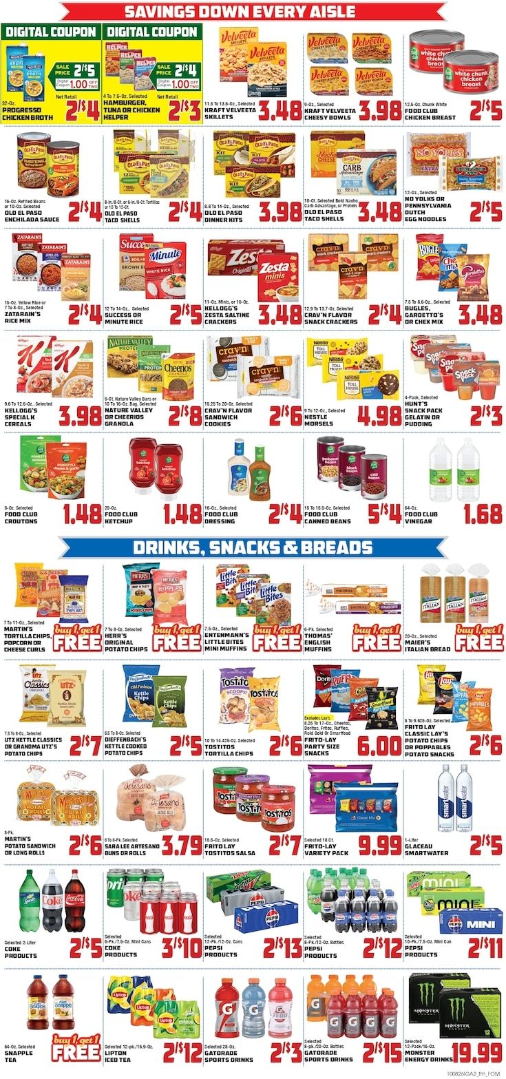 Saubel's Markets Weekly Ad October 8 - 14, 2026