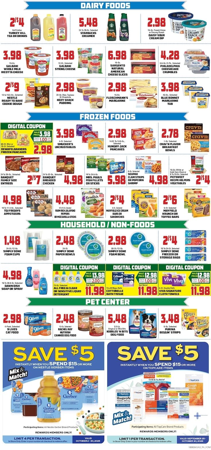 Saubel's Markets Weekly Ad October 8 - 14, 2026